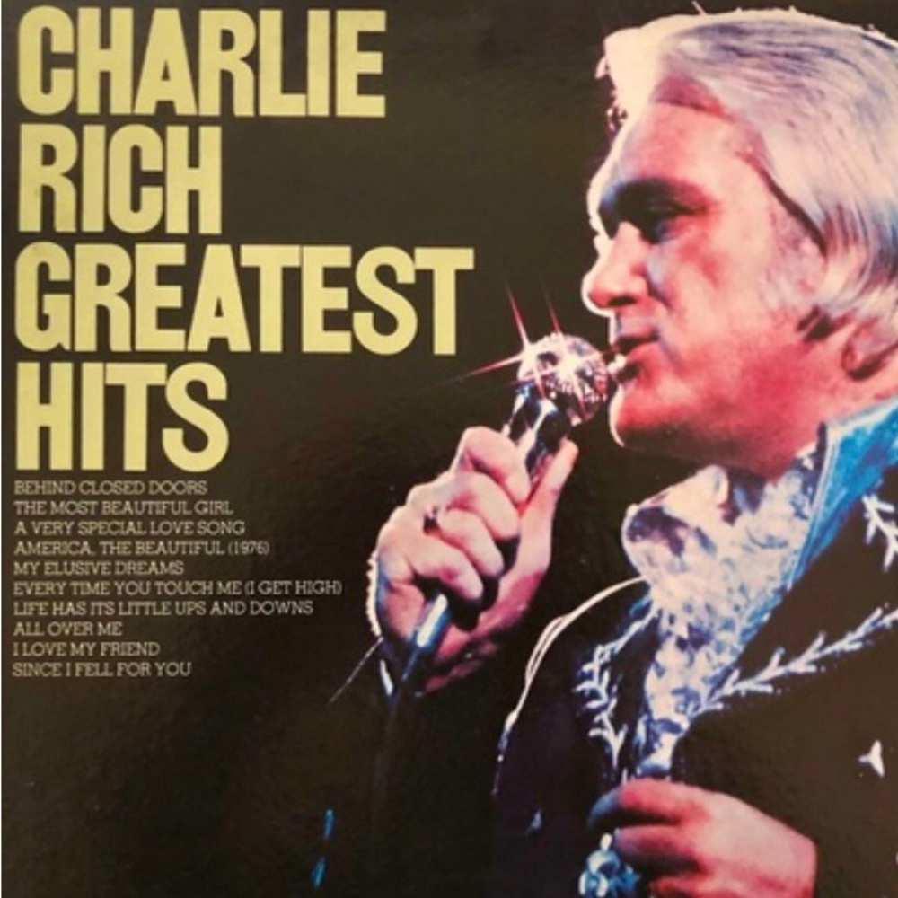 Country Music Classic Charlie Rich Vintage Vinyl Album The Silver Fox